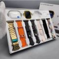 I20 / i30 / i60 Ultra Max 10 in 1 Smartwatch Bundle - 2.3-Inch Large Screen, 7 Straps, and Bonus AirPods2 - Complete Smart Wearable Experience!. 