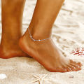 Boho Ethnic Antique 2 Layer Ankle Bracelet Cute Starfish Cuckold  Foot Chain For Women Summer Beach Jewelry Tornozeleira. 