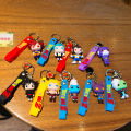 Dragon Ball Keychain PVC Cartoon Anime Figure Trunks Son Goku Piccolo Buu Vegeta Action Figures Key Chain Keyring Bag Pendant. 