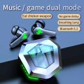 New Noise Reduction Earbud Gaming Earphone N35 TWS Wireless Earphones 9D Bluetooth-compatible 5.2 Music Headphone With Microphone. 