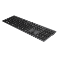 A4tech Fstyler FX50 Scissor Switch Wired Keyboard - Ultra Slim Keycaps - Thin Profile - Aluminum Body - Anti Slip Pads - Multimedia Hot Keys - FN Key - For PC/Laptop/Mac. 