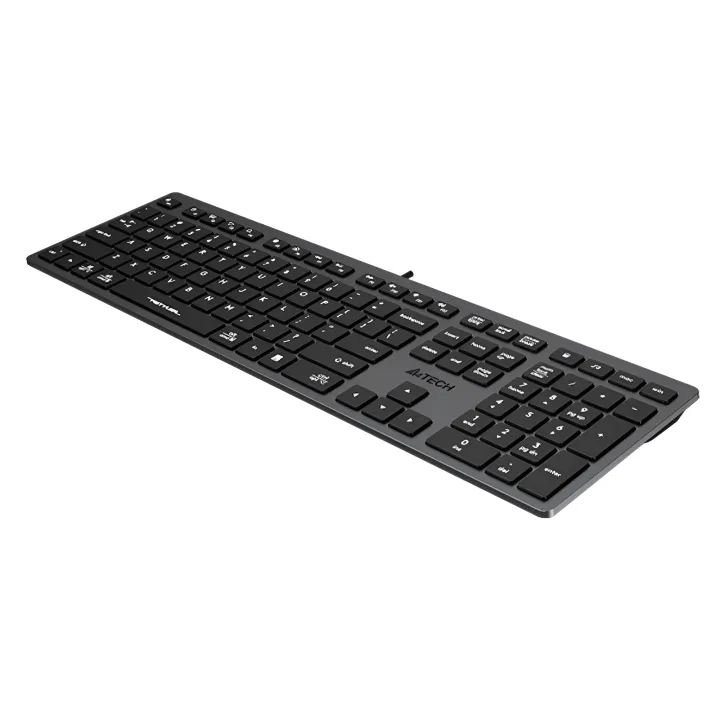 A4tech%20Fstyler%20FX50%20Scissor%20Switch%20Wired%20Keyboard%20-%20Ultra%20Slim%20Keycaps%20-%20Thin%20Profile%20-%20Aluminum%20Body%20-%20Anti%20Slip%20Pads%20-%20Multimedia%20Hot%20Keys%20-%20FN%20Key%20-%20For%20PC/Laptop/Mac%20-%20Image%203