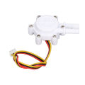 Water Flow Meter Sensor, DC 3.5-24V Flowmeter Switch Waterproof for Heater. 