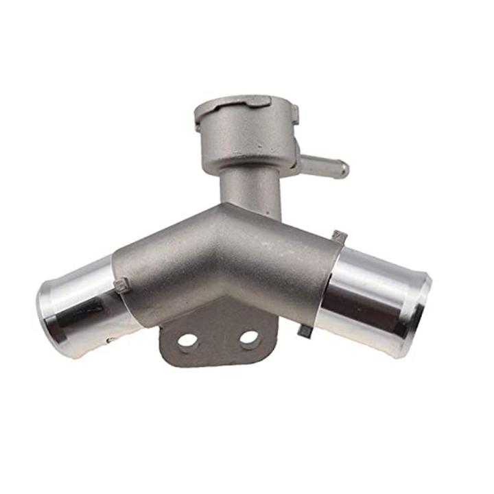 FLYEER 2020 Aluminium Engine Radiator Filler Neck Coolant Thermostat Housing Water Pipe for Toyota Yaris Belta Vios Vitz 1650221080 16502-21060