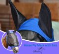 Horse Fly Mask - Blue Color. 