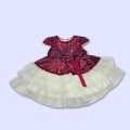 Imported Fancy Baby Frock with trouser For (6 - 18 months). 