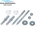 Bolt kit for wall hang commode/toilet bolt kit, fixing screws set and commode bolt kit Toilet Tank To Bowl Bolt Kits Cistern Bolts Kit, Toilet Pan Fixing Fitting with Double Gaskets. fixing screws set and commode bolt kit. 