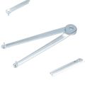 Universal Adjustable 2 Pin Spanner Wrench Angle Grinder Key for 4, 5, 6, 7, 9  inch Grinder. 