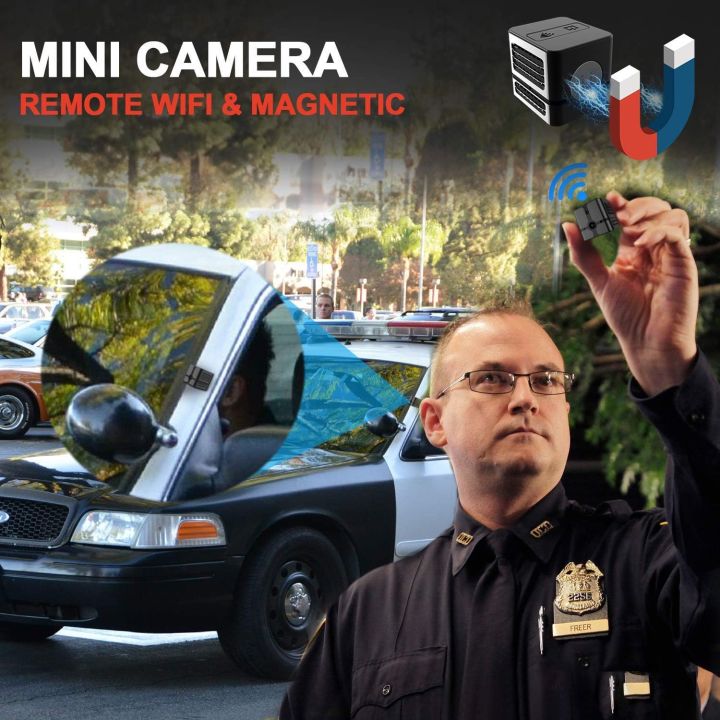 Mini Wifi Hidden Online IP Camera with 1080P resolution. Night vision and motion detection for enhanced security, Easy to set up and access through mobile app