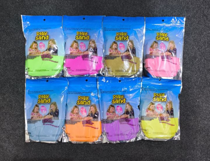 Magic Kinetic Sand Space Sand Kids Game Clay Play Large Pack with 8 Molds