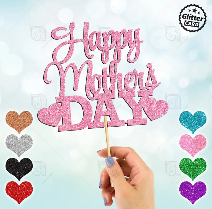 Happy%20Mothers%20Day%20Glitter%20Cake%20Topper%20For%20Party%20Celebration,%20Customized%20Topper%20for%20Birthday%20Decoration,%20Personalised%20Topper%20in%20Urdu%20with%20ANY%20NAME,%20ANY%20AGE%20-%20Image%202