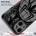 Marvel Spider Man Phone Case for Apple iPhone 15 SE 7 6S Plus XS X XR 13 Pro Max 12 Mini 8 14 Plus 11 13 Soft Cover. 