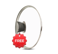 Best Quality National 2 in 1 Aluminum Pressure Cooker Karahi Wok With Free Glass Lid. 