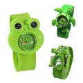 CLEVER Clock Slap Watch Boys Girls Cute Frog Quartz Wrist Watches 3D New Kids Gift Cartoon Animal Digital. 