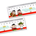 Mi Xiaoquan stationery ruler childlike fun series transparent ruler primary school students creative cartoon cute multifunctional. 