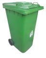 Outdoor Garbage Bin with Wheels - 240 Liters - Wheeled Waste Trash Can - Outdoor Wheeled Dustbin - Heavy Duty. 