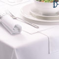 Dockyard White Dinner Napkin, Pack of 12 - 100% Cotton Satin Large Table Napkins. 