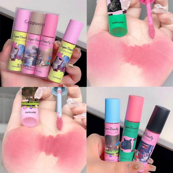 Cappuvini%20Long-Lasting%20Waterproof%20Non-stick%20Cup%20Lipstick%20Matte%20Velvet%20Mist%20Mousse%20Lipsticks%20Natural%20Korean%20Lip%20Mud%20Makeup%20Cosmetic%20Moisturzing%20Smooth%20Liquid%20Lip%20Tint%20-%20Image%205
