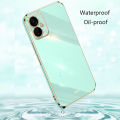 Tokifu For Tecno Spark 9T Case Luxury 6D Plating Soft Back Cover Silicone Phone Cases With Stand. 