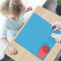 Silicone Craft Mat, 16×15.7 Inches Silicone Art Mat with Water Cup and Paint Holder, Silicone Artist Mats for Crafts Perfect for Resin Mat. 