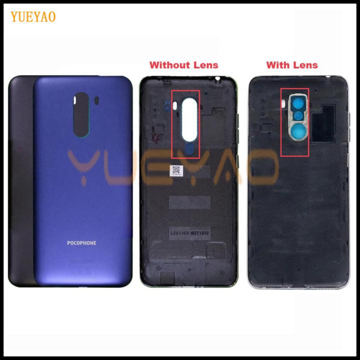 For Xiaomi POCOPHONE F1 Plastic Back Battery Cover Rear Door Housing Cover Replacement Spare Case for Xiaomi Pocophone Poco F1