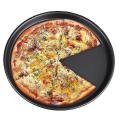 14",14 inch large Jumbo Size Non-stick Pizza Pan, Round Premium Bakeware, Black Easy Baking [1 piece only] Plate Pan Cook Pizza Pizza Pan Set Nonstick Pizza Pan Set Durable, high quality non stick coating High Temperature Resistance Extra large Size. 