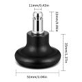 【Best value for money】5 Pack Bell Glide for Office Chair Without Wheel,tationary Cator. 