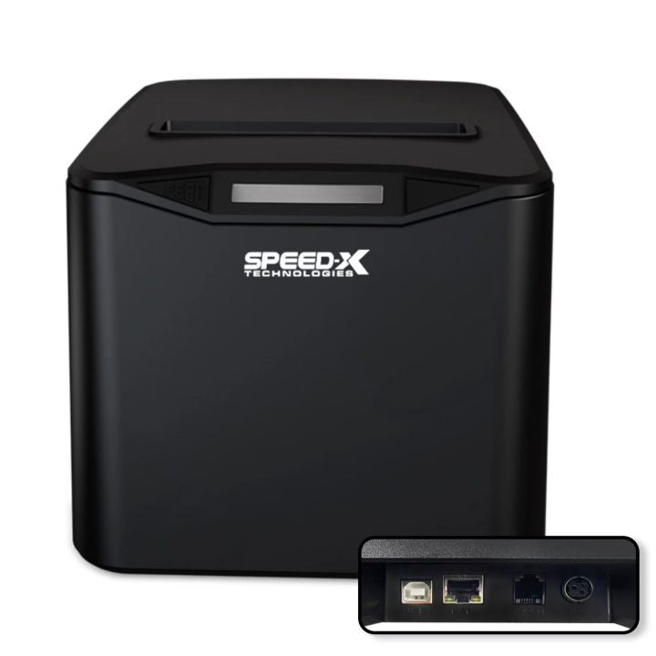 SPEED-X SP-210UL 80MM THERMAL RECEIPT PRINTER USB+LAN BLACK | Daraz.pk
