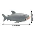 Toddler Shower Toys Shark Novelty Leg-Eating Shark Toy Anti-Pressure Sensory Toys Party Supplies Funny Spoof Trick Gift For Kids. 