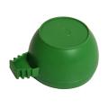 【Flash sale】 Bird Feeding Bowl Food Water Plastic Round Cup Holder Parrot Pigeon Cage Feeder. 