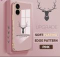 Tecno Camon 19 Neo Fashion Plating Soft Case Maple Leaf Pattern Square Frame Shockproof Phone Back Cover. 