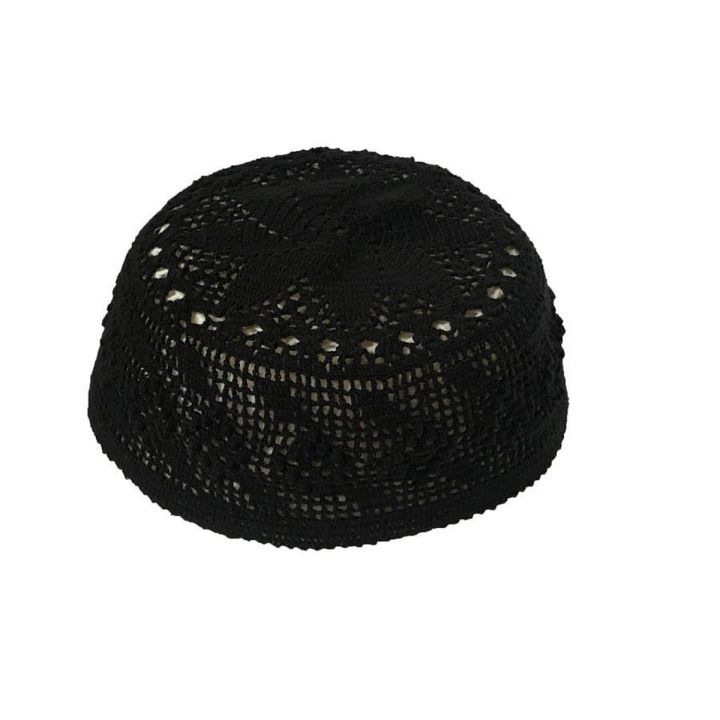 Bangladeshi Handmade Knitted Prayer Cap  Namaz Topi [Jali Wali and Danedar] Bhm-002