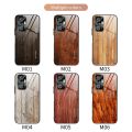 For Xiaomi Redmi Note 10 Pro / Pro Max Wood Grain Tempered Glass + TPU Shockproof Case(M02). 