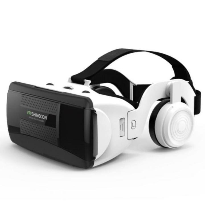 Shinecon G06EB VR 3D Virtual Reality Video Glasses Suitable for 4.7 inch – 6.1 inch Smartphone with HiFi Headset
