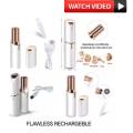 Rechargeable Flawless Eyebrow Hair Remover Eyebrow Trimmer Pen Electric Shaver For Women Face Care Instant Hair Remover Tool. 