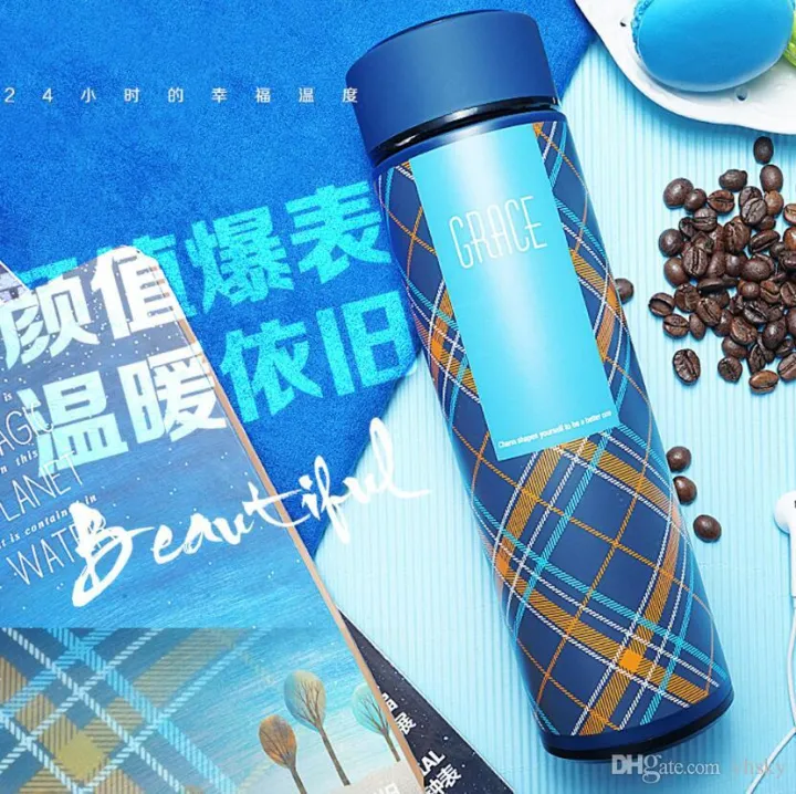Burberry%20Check%20Print%20Vacuum%20Insulated%20Stainless%20Steel%20Water%20Bottle%20with%20Inbuilt%20Strainer,%20Travel%20Thermos%20Flask-%20500%20ML%20(Multicolor)%20-%20Image%204