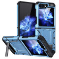 Applicable Samsung Z Filp5 Military Air Phone Case Metal Bracket Samsung Sergeant Drop-Resistant FOLP5 Protective Sleeve. 