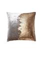 Mermaid Magic Colour Changing Cushion Cover - Golden & Black. 