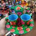 Chenuk Truck Art (kettle) set  4 pcs set and 6 pcs set/ Handicraft / HandPainted / Vip's Creation. 
