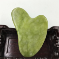 Deep Curve Large Size Natural Jade Guasha Scraper Anti-aging Anti-wrinkles Facial Body Massage Gua Sha Stone. 