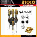 Ingco 24 pcs screwdriver, precision screwdriver & bits set. 