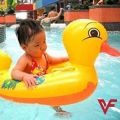 Swimming Pool Tube Duck Float Inflatable Swimming Ring Tube For Kids. 