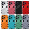 Lenuo For Realme C63 / Realme C61 Back Cover Punk-Casing Eight-Color Anti-Fall And Anti-Slip Phone Bracket Lens Protection Cover Lovers Case. 