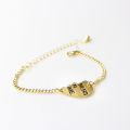 2Pcs Women's Break Heart Chain Partners Best Friend Sisters Bracelets Gift. 