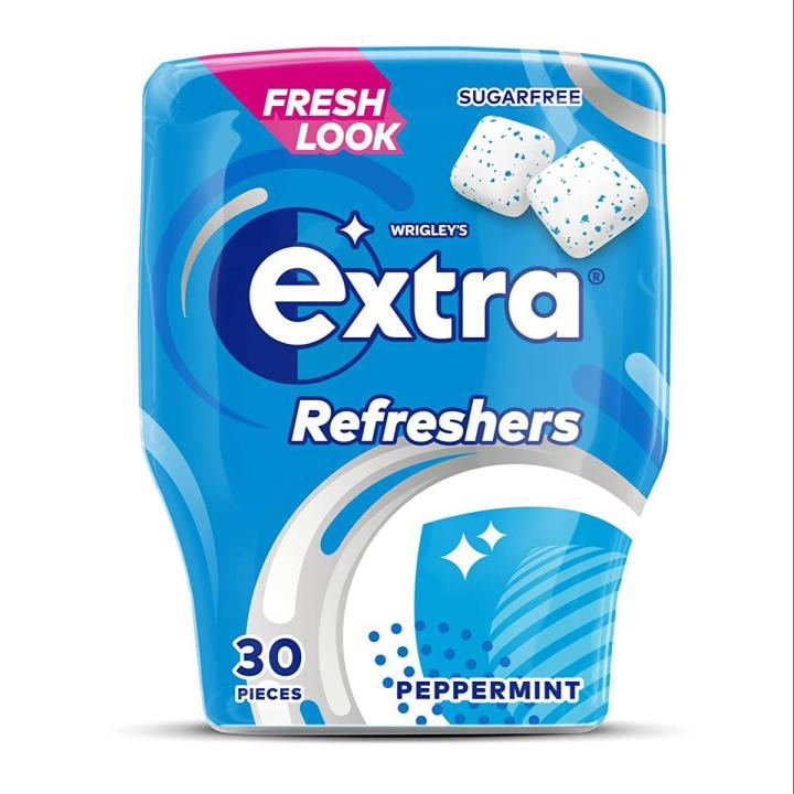 Wrigleys Extra Refreshers Peppermint Sugar Free Chewing Gum 67gm (Imported)