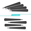 Plastic Shims for Leveling - 36 Piece Jar, Strong and Durable Table Wedges, DIY Levelers for Furniture, Table, Chair. 