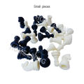 Chess Pieces with Plastic & Complete Set Easy Set to Carry , Chess Set for Kids and Adults Small, Medium and Large Non Breakable, Washable. 