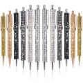12 PCS Bling Pen Bulk Metal Ballpoint Pen Diamond Pen 6 Colors. 