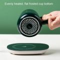 Openi - Coffee Mug Warmer - Electric Coffee Cup Warmer For Desk - USB - With Automatic On/Off - Best For Office And Traveling -Temperature Up to 104-122℉/ 40-50℃, Include Ceramic Mug, Cover, Spoon, Enjoy Anytime Hot Drinks,Green. 