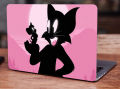 Tom & Jerry Silhouette Laptop Skin Vinyl Stickers 12 13 14 15 15.6 Inches Inches Notebook Laptop Skin Sticker For All Laptops. 